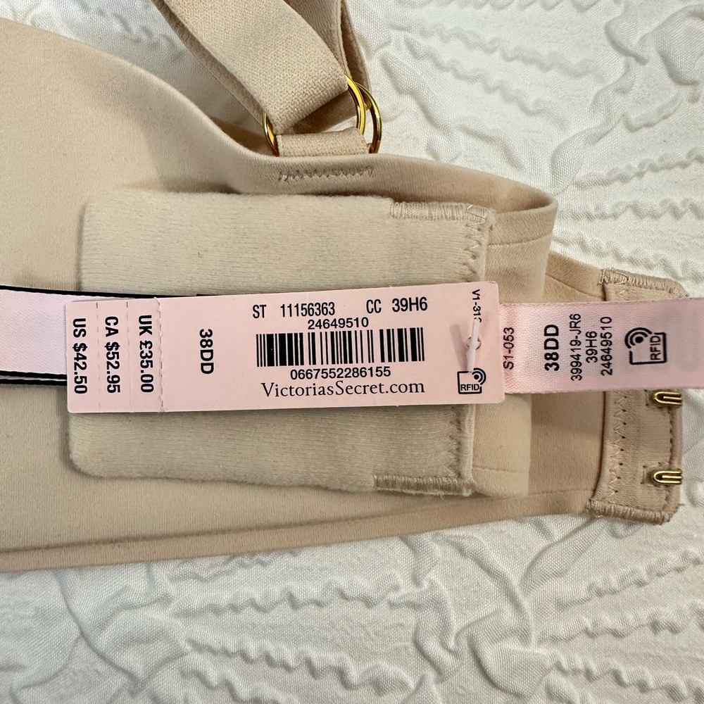NWT Victoria's Secret Tan Smooth Cup Bra - Picture 2 of 6